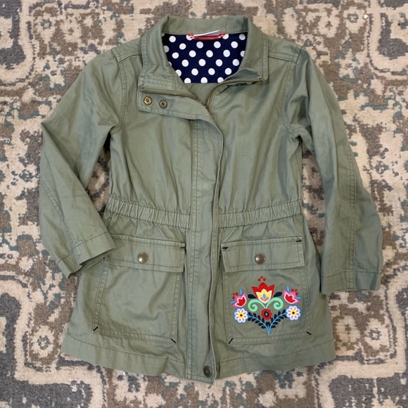 Hanna Andersson Other - Hanna Andersson embroidered anorak utility jacket